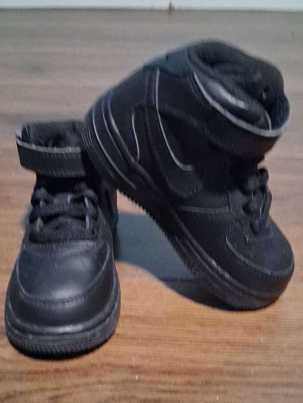 Nike Kids Black High-Top Sneakers